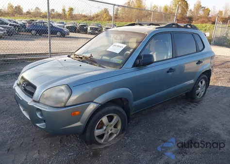 2006 Hyundai Tucson Gl from USA, damaged, VIN KM8JM12B16U438083